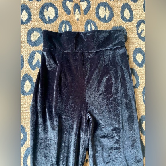 Black Velvet Traci Lords For Couture For Every Body Pinup Girl Clothing Pants S - Picture 6 of 9